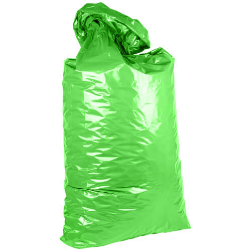 Green PE laundry bags